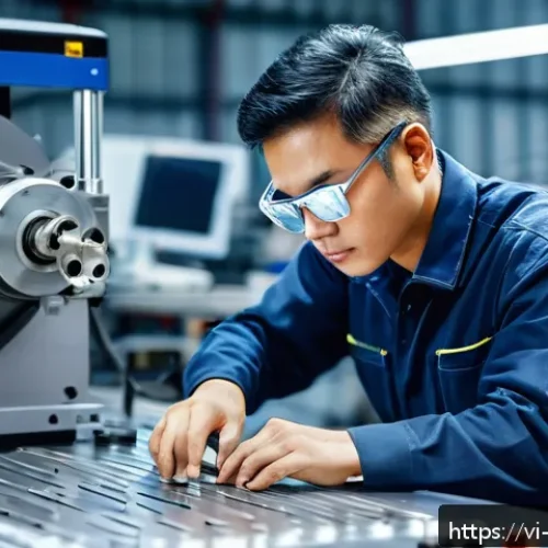 Home 30 기계설계 제품의 원가 절감 방안 - A detailed industrial workshop scene showcasing a mechanical engineer optimizing a product design fo...