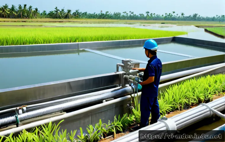 기계설계와 환경공학의 융합 - Photorealistic engineering collaboration at a modern water treatment facility in the Mekong Delta, V...